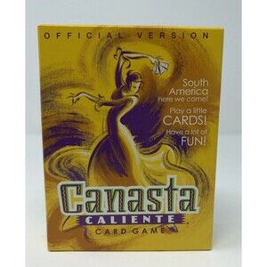 Canasta Caliente Card Game Official Version Hasbro Open Box Sealed Decks